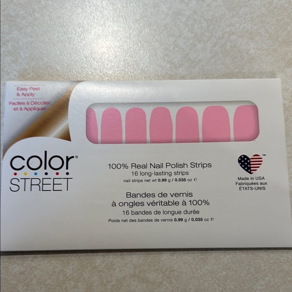 Color Street Pink Nail Polish
